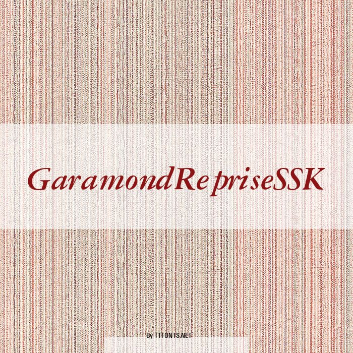 GaramondRepriseSSK example